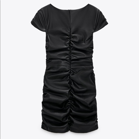 Faux leather dress - Picture 3 of 3